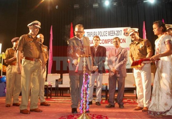 Tripura Police organized debate competition on â€˜Society has responsibility in controlling crimeâ€™ 